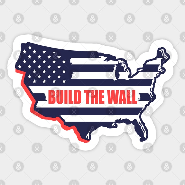 Build The Wall Sticker by Etopix